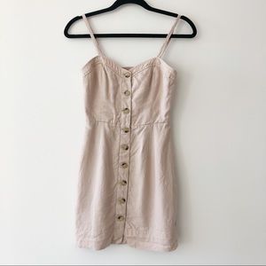 Aritzia Wilfred Ducharme Button Down Linen Dress